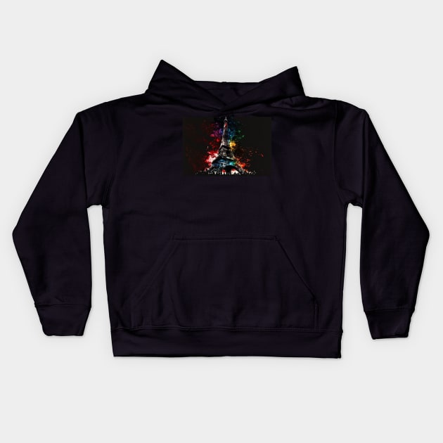 The Eiffel Tower Kids Hoodie by TrooperLX1177